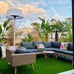 Beautiful Place With Breathtaking Private Rooftop Terrace 210m2 In Of Apartamento